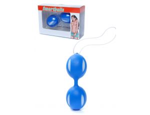 Dyskretne kulki gejszy Smartballs niebieskie 19 cm