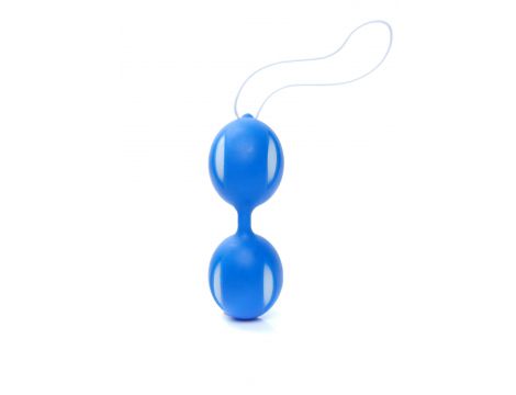 Dyskretne kulki gejszy Smartballs niebieskie 19 cm - 2