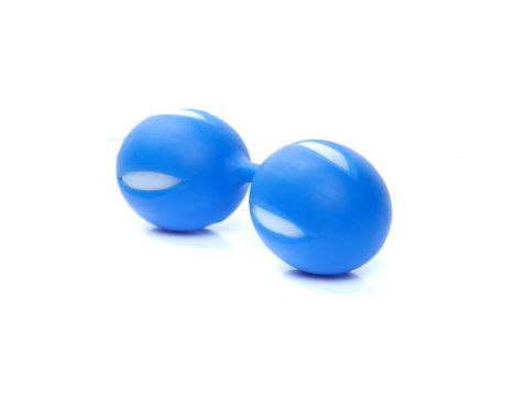 Dyskretne kulki gejszy Smartballs niebieskie 19 cm - 3