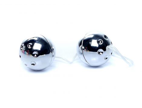 Kulki gejszy Duo Balls EasyLove srebrne 21 cm - 2