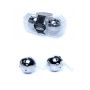 Kulki gejszy Duo Balls EasyLove srebrne 21 cm - 2