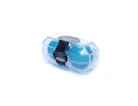 Kulki gejszy dyskretne Duo Balls niebieskie EasyLove 21 cm - 3