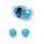 Kulki gejszy dyskretne Duo Balls niebieskie EasyLove 21 cm
