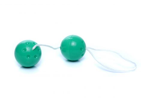 Kulki gejszy Duo Balls EasyLove zielone 21 cm - 2