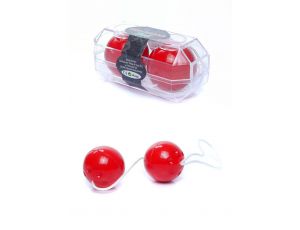 Kulki gejszy Duo Balls czerwone 21 cm EasyLove
