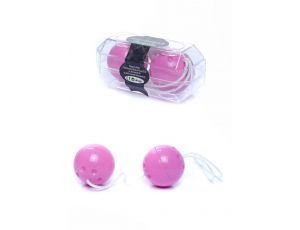 Dyskretne kulki gejszy Duo Balls EasyLove fioletowe 21 cm