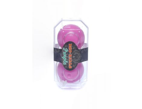 Dyskretne kulki gejszy Duo Balls EasyLove fioletowe 21 cm - 5