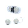 Kulki gejszy dyskretne Duo Balls B Series EasyLove białe 21 cm - 2