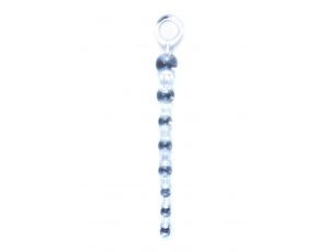 Kulki analne żelowe EasyLove przezroczyste 10 kulek 29 cm