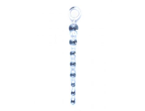 Kulki analne żelowe EasyLove przezroczyste 10 kulek 29 cm