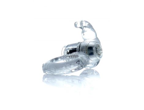 Pierścień wibrujący Rabbit EasyLove transparentny - 3