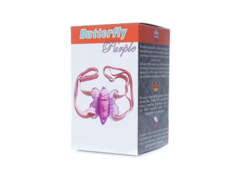 Stymulator motylkowy EasyLove fioletowy regulowany - 2