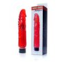 Wibrator żelowy realistyczny EasyLove czerwony 22 cm regulowany - 2