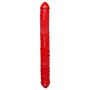 Podwójne elastyczne dildo EasyLove czerwone 33,5 cm - 2