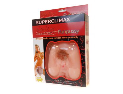 Wibrujący masturbator wagina i anus EasyLove 16 cm - 5
