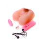 Wibrujący masturbator wagina i anus EasyLove 16 cm - 2