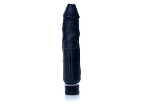 Wibrator realistyczny Cyber Skóra EasyLove czarny 22 cm - 3