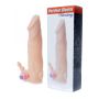 Przedłużka wibrująca realistyczna z stymulatorem EasyLove 18,5 cm - 2
