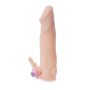 Przedłużka wibrująca realistyczna z stymulatorem EasyLove 18,5 cm - 3