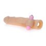 Przedłużka wibrująca realistyczna z stymulatorem EasyLove 18,5 cm - 6