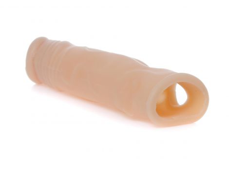 Przedłużka realistyczna na penisa EasyLove z otworem na jądra 18,5 cm - 6