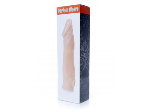 Przedłużka realistyczna na penisa EasyLove z otworem na jądra 18,5 cm - 8