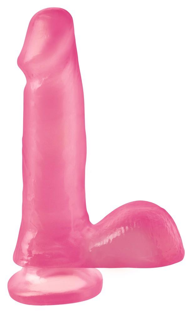 brw 6" dong suction cup pink