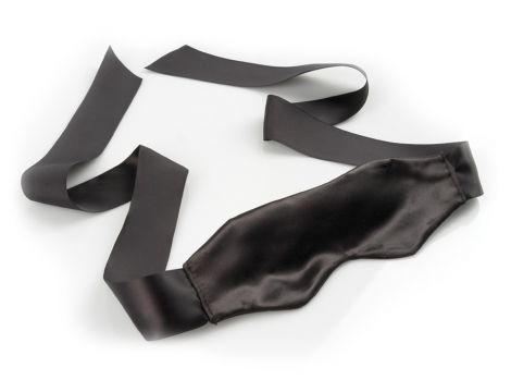 Satynowa opaska na oczy czarna Fetish Fantasy Limited Edition - 3