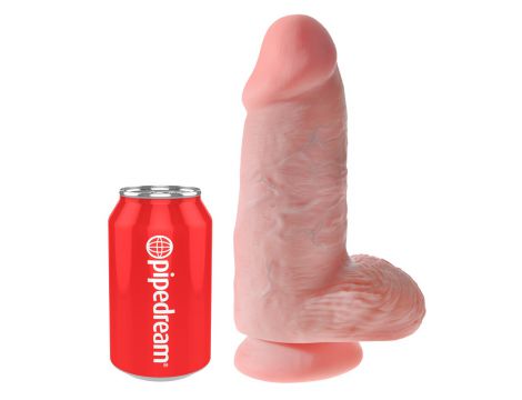 Dildo King Cock Chubby Light 22,9 cm PVC - 4