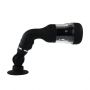 Masturbator rotujący waginalny Baile z przyssawką USB czarny 37 cm - 2