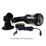 Masturbator rotujący waginalny Baile z przyssawką USB czarny 37 cm - 7