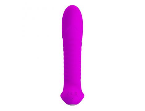 Masażer prostaty silikonowy Pretty Love 12 wibracji 3 rotacje USB 16 cm - 2