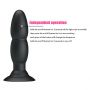 Wibrujący korek analny Pretty Love koralikowy czarny 13,5 cm USB - 8