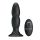 Wibrujący korek analny Pretty Love koralikowy czarny 13,5 cm USB