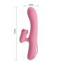 Wibrator króliczek obrotowy Pretty Love Gina 4 obroty 7 wibracji USB 20,5 c - 8
