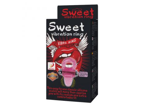 Pierścień erekcyjny wibrujący Baile Sweet różowy - 7