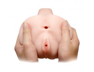 Realistyczny podwójny masturbator z wibracją Baile Passion Lady 18cm
