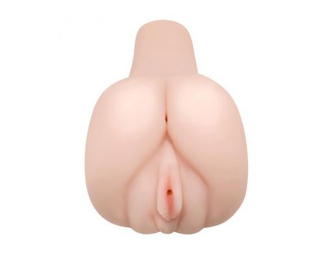 Realistyczny podwójny masturbator z wibracją Baile Passion Lady 18cm - 2