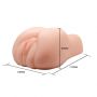 Realistyczny podwójny masturbator z wibracją Baile Passion Lady 18cm - 8