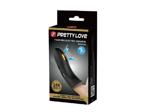 Nakładka na palec Pretty Love Marico elektrostymulacyjna czarna USB 10,5 cm - 7