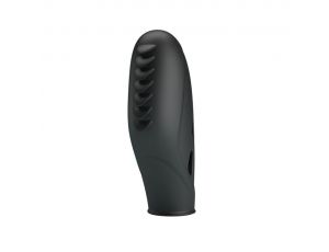Silikonowy wibrator na palec Pretty Love GILO 18mm czarny 8cm