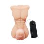 Męski tors masturbator Baile Temptation Bigger Man z wibracją 13 cm - 5