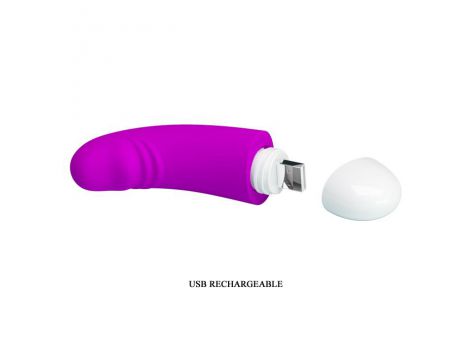 Wibrator punktu G silikonowy Pretty Love Luther USB 30 funkcji 12,5 cm - 7