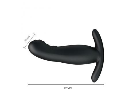 Masażer prostaty Pretty Love wibrujący łaskoczący czarny USB 13 cm - 5