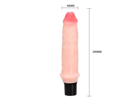 Wibrator realistyczny Baile wielobiegowy cielisty 20 cm - 8