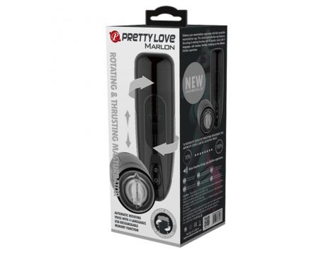 Masturbator obrotowy pchający Pretty Love Marlon 10 funkcji USB - 12