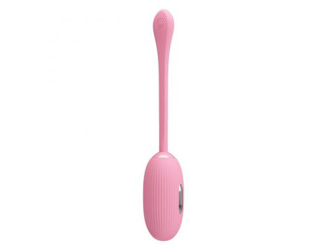 Jajko wibrujące Pretty Love Doreen 3 fioletowe silikonowe z app USB 19cm - 4