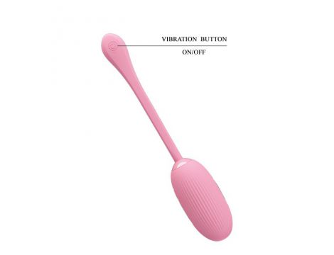 Jajko wibrujące Pretty Love Doreen 3 fioletowe silikonowe z app USB 19cm - 7