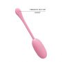 Jajko wibrujące Pretty Love Doreen 3 fioletowe silikonowe z app USB 19cm - 8
