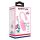 Jajko wibrujące Pretty Love Doreen 3 fioletowe silikonowe z app USB 19cm